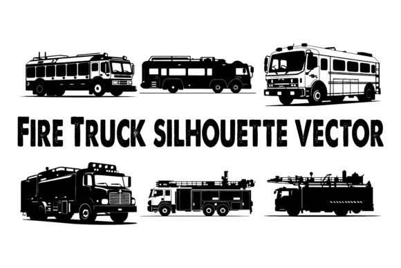 Ambulance Black Silhouette Vector Art