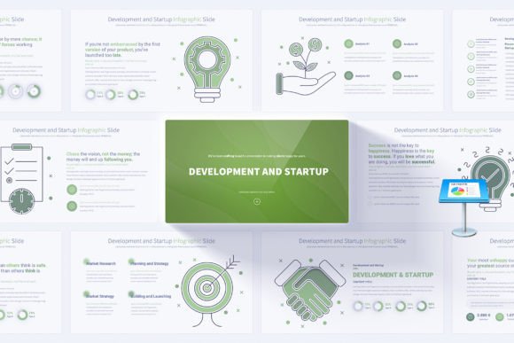 Elevate Your Pitch: The Power of a Development and Startup Keynote Template