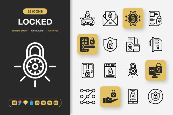 Elevate Your Projects with Locked Icons