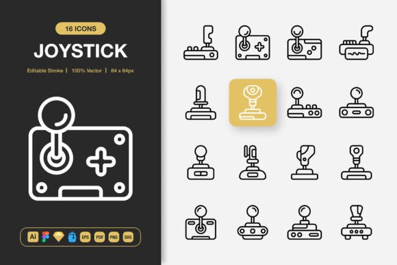 Evaluating the Joystick Icons Collection for Your Design Projects