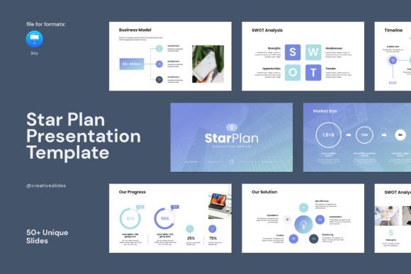 Present Your Vision Professionally with the Start Plan Keynote Template
