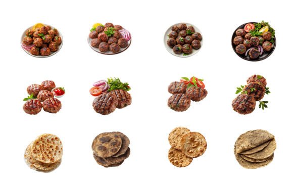 Stack of Baked Meatballs: A Unique Icon for Your Creative Projects
