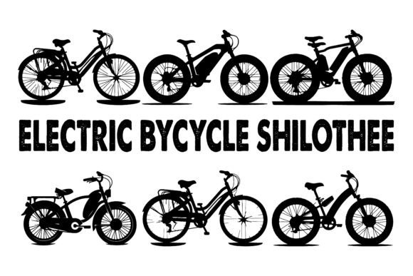 The Electric Bike Silhouette: A Vector of Modern Mobility and Design