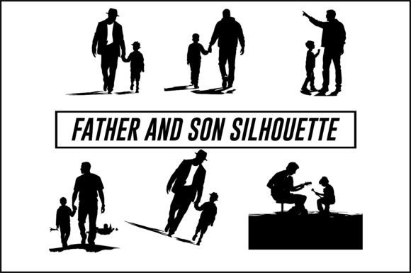 The Essence of Connection: Father and Son Silhouettes for Father's Day