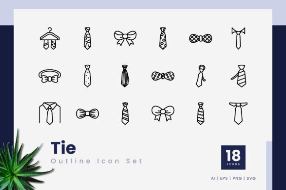 Tie Outline Icons: A Strategic Asset for Modern Communication