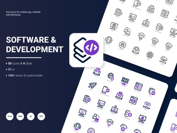 What Makes a Great Software and Development Icon Pack?